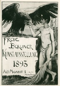 Ludwig von Hofmann: Fri konstutställning i Berlin ... (litografi) av Ludwig von Hofmann
