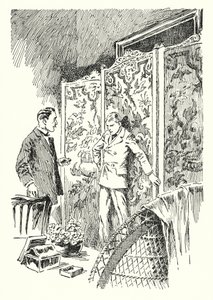 Illustration till The Picture of Dorian Gray av Oscar Wilde (litho)
