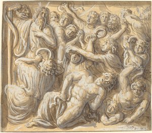 Moses och den fräcka ormen av Luigi Ademollo
