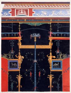 Väggdekorationer från Aulus Vettius hus, Pompeji, ca 36-39 e.Kr.
