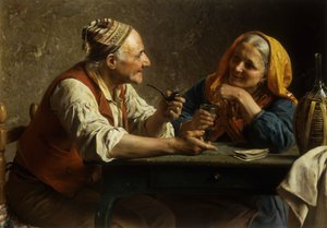 Det lyckliga paret, av Luigi Bechi
