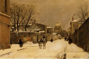 En gata nära Les Invalides, Paris av Luigi Loir