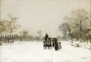 I snön