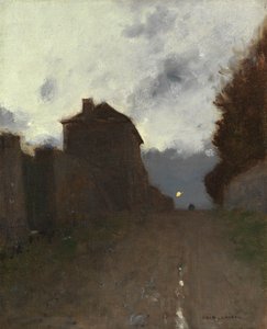 Montmartre i skymningen av Luigi Loir