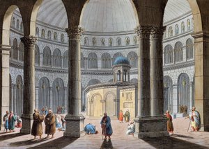 Heliga gravens kyrka, Jerusalem av Luigi Mayer