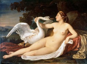 Leda och svanen, 1840-1850.