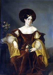 Maria de la Felicidad Malibran (1808 - 1836) Målning av Luigi Pedrazzi. La Scala-museet i Milano av Luigi Pedrazzi