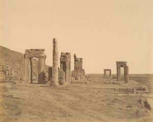 12 [Persepolis, W: före restaurering, 1840-60-tal.