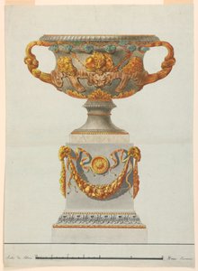 Teckning, Urna, ca 1800