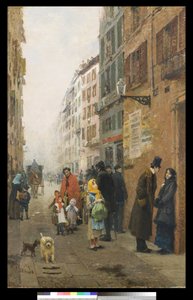 En gata i Milano, 1881