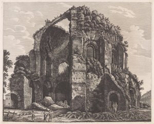 Resten av Temple of Minerva Medica