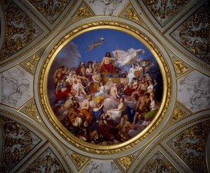 Olympus, Iliadenrummet, Palazzo Pitti (fresk)