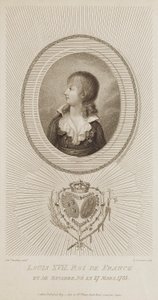 Ludvig XVII, kung av Frankrike av Luigi Schiavonetti