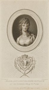 Marie Antoinette, drottning av Frankrike av Luigi Schiavonetti
