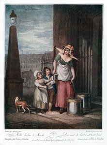 Mjölk under pigor, 1793.