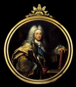 Porträtt av Filip V (1683-1746) av Luis Egidio Melendez