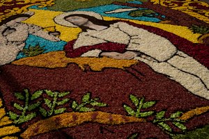Stilla veckan Surco Flower Carpet, Lima, Peru, 2015.