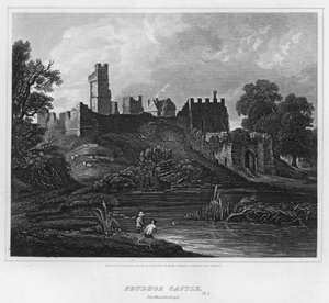 Prudhoe Castle, Northumberland (gravyr)