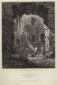 Interiören i Newark Castle av Luke Clennell