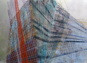 Metastructure VI, 2016 (olja på duk)