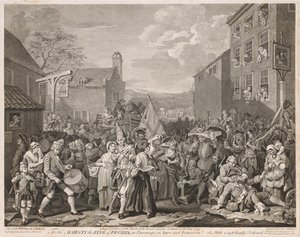 Mars till Finchley år 1746 (efter Hogarth)