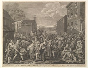 The March to Finchley-A Representation of the March of the Guards to Scotla..., 12 juni 1761.