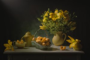 Gyllene liljor och aprikoser av Lydia Jacobs