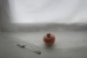 Stilleben med mjuk granatäpple av Lysenko Elena