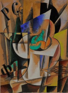 Målerisk komposition, 1921 av Lyubov Sergeevna Popova