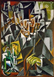 Philosopher (olja på duk) av Lyubov Sergeevna Popova