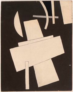 Sans titre - Popova, Lyubov Sergeyevna (1889-1924) Namnlös Gouache på kartong ca 1916-1918 - 49,5x39,5 - New York City. Museum of Modern Art (MOMA) av Lyubov Sergeevna Popova