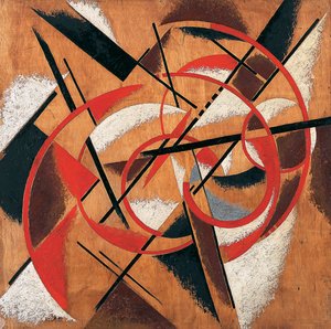Rymdkraftskonstruktion - Peinture de Lyubov Sergeevna Popova (1889-1924)