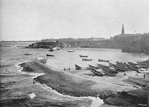 Cullercoats Bay, Tynemouth, c1896