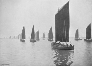 Sillbåtar utanför Tyne, c1896