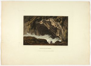 Sirenernas grotta, platta trettio från Roms ruiner av M. Dubourg
