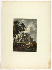 Minerva Medica-templet, plansch tjugofem från Roms ruiner av M. Dubourg