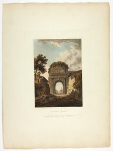 Titus båge, plåt tio från Roms ruiner av M. Dubourg