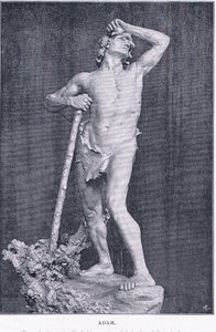 Adam, från The Magazine of Art 1893, Cassell and Company av M. Lavergne