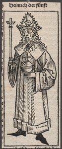 Henrik den femte av M. & Pleydenwurff W. (d.1494) Wolgemuth