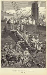 Flyktingflykt från Alexandria av M. Schonberg
