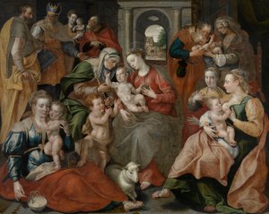 S:t Annes familj av Maarten de Vos