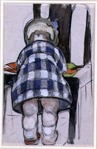 Margery (akvarell på duk) av Mabel Royds
