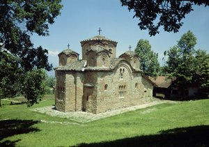 Monastery Church of St. Pantaleimon, byggd c.1164