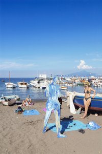 Sorrento Blue (akrylfärg på arkivbeständigt pigmentprint)