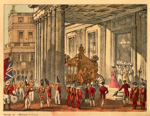 Hennes Majestät lämnar Buckingham Palace av Madeley