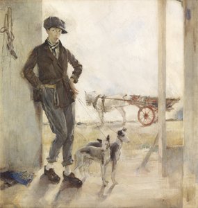 Coster with Dogs (olja på duk)