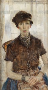 Miss Brown (olja på duk)