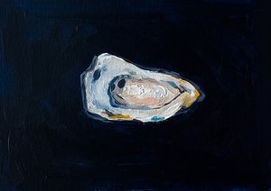 Enstaka färsk ostron