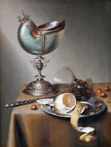 Stilleben med Nautilus Cup, c.1650