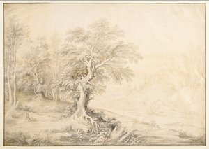Flodlandskap av Maerten de Cock